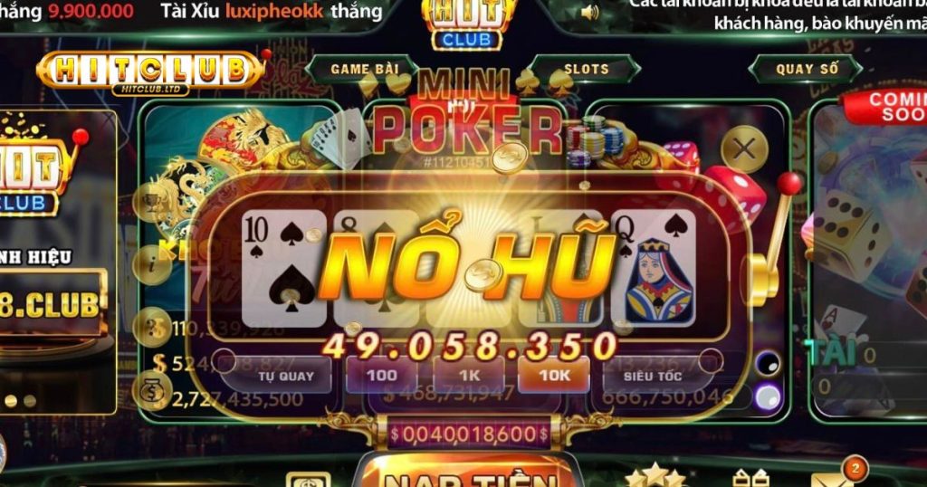 Cách chơi Mini Poker Hit Club